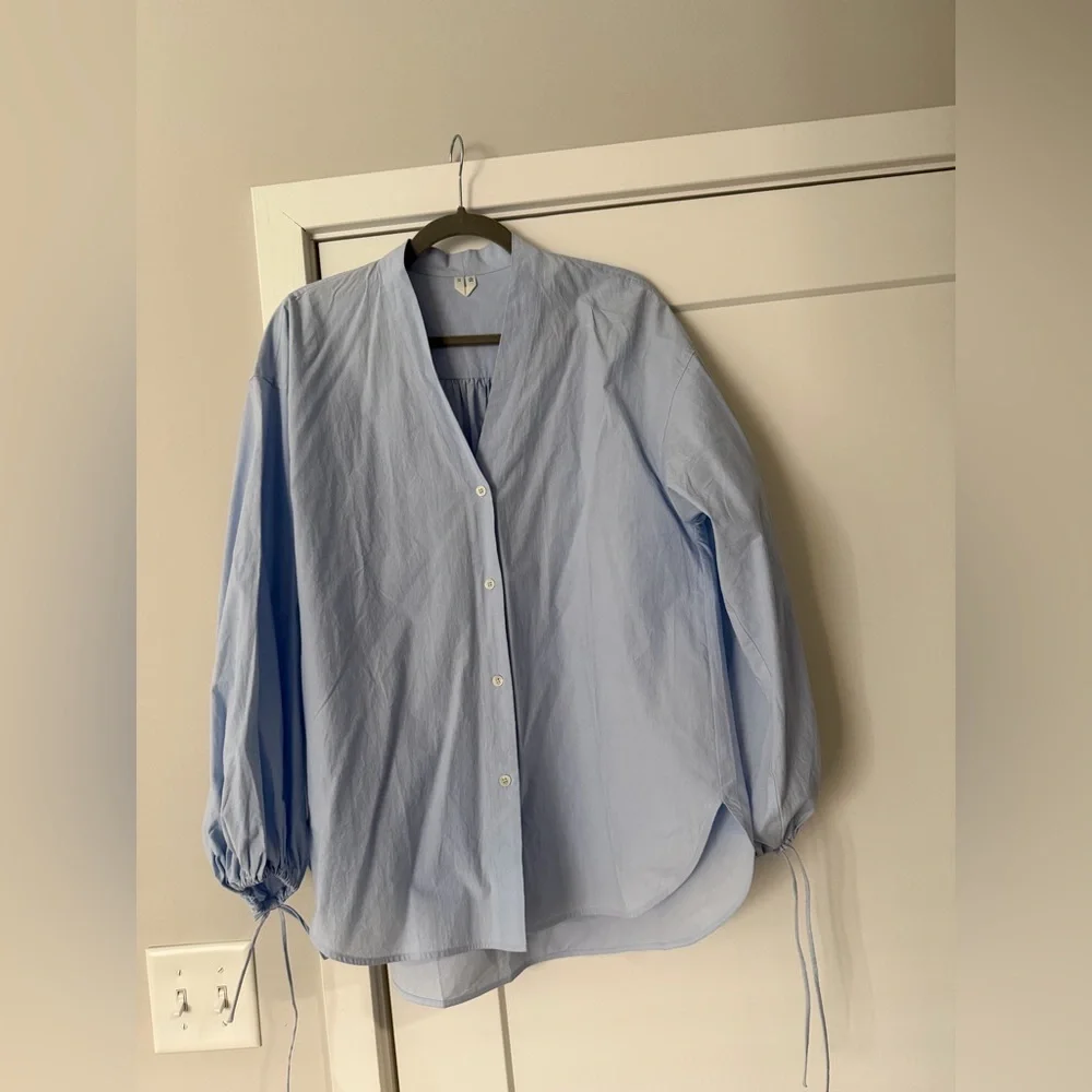 Arket Puff Sleeve Balloon Sleeve Blouse Top Worn Once! 38 - Picture 9 of 16